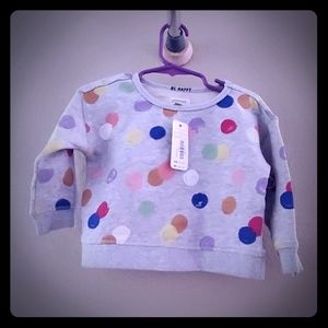 Gymboree polka dot sweatshirt